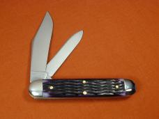 Great Eastern Cutlery GEC Purple Sage Jigged Bone Jumbo Stockpen Jack Knife NIT 541225 Made In USA