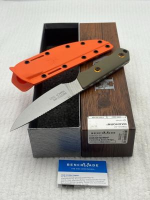 Benchmade 15600-01 Raghorn Prototype Fixed Blade Hunting Knife NIB Made In USA