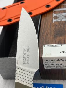 Benchmade 15600-01 Raghorn Prototype Fixed Blade Hunting Knife NIB Made In USA