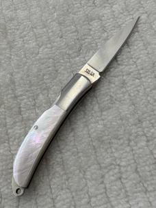 Al Mar AM1001P Osprey 1 Blade Pearl Lock Back Made In Japan Discontinued
