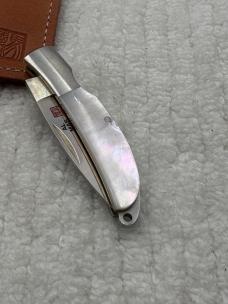 Al Mar AM1001P Osprey 1 Blade Pearl Lock Back Made In Japan Discontinued