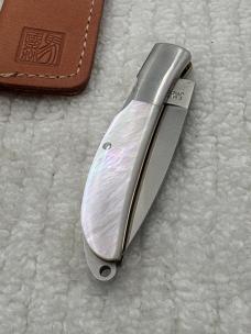 Al Mar AM1001P Osprey 1 Blade Pearl Lock Back Made In Japan Discontinued