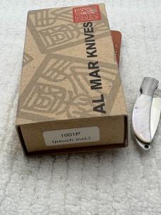 Al Mar AM1001P Osprey 1 Blade Pearl Lock Back Made In Japan Discontinued
