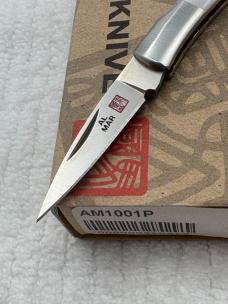 Al Mar AM1001P Osprey 1 Blade Pearl Lock Back Made In Japan Discontinued