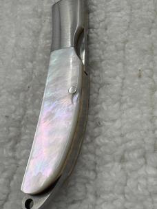 Al Mar AM1001P Osprey 1 Blade Pearl Lock Back Made In Japan Discontinued