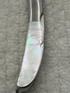 Al Mar AM1001P Osprey 1 Blade Pearl Lock Back Made In Japan Discontinued