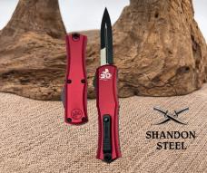 Microtech Knives Mini Hera 30th Anniversary Black Bayonet M390MK w/ Merlot Handle 1701M-1MR30