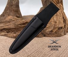 Rough Rider Streamline Cinnamon Damascus Steel Blade Fixed Knife Knife - RR2532