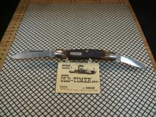 SCHRADE OLD TIMER 8OT SR. STOCKMAN VINTAGE USA CARBON STEEL NEW IN BOX, SLEEVE, & PAPER POCKET KNIFE