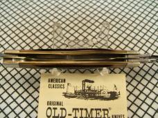 SCHRADE OLD TIMER 8OT SR. STOCKMAN VINTAGE USA CARBON STEEL NEW IN BOX, SLEEVE, & PAPER POCKET KNIFE