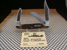 SCHRADE OLD TIMER 8OT SR. STOCKMAN VINTAGE USA CARBON STEEL NEW IN BOX, SLEEVE, & PAPER POCKET KNIFE