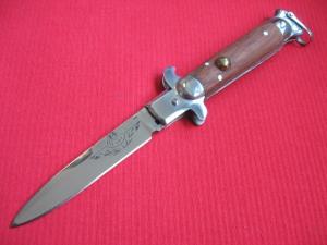 Russian STILETTO Switchblade Knife w/Specification Sheet - Mint