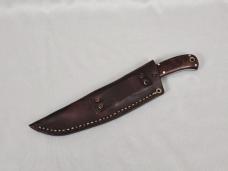 VINTAGE *RARE* J.D. ROBERTSON R.S.A. E1 CUSTOM FIXED BLADE KNIFE W/CUSTOM LEATHER SHEATH!