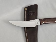 VINTAGE *RARE* J.D. ROBERTSON R.S.A. E1 CUSTOM FIXED BLADE KNIFE W/CUSTOM LEATHER SHEATH!