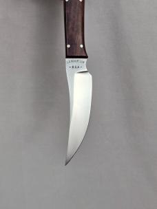 VINTAGE *RARE* J.D. ROBERTSON R.S.A. E1 CUSTOM FIXED BLADE KNIFE W/CUSTOM LEATHER SHEATH!