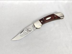Vintage *RARE* WESTERN USA 541 E - 1984 One Shot Hunt Pocket Knife w/Sheath!