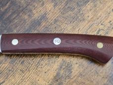 Vintage *RARE* TMD Ted M. Dowell Custom-Made Integral Hunting Axe/Hatchet w/Micarta Handle Scales!
