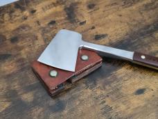 Vintage *RARE* TMD Ted M. Dowell Custom-Made Integral Hunting Axe/Hatchet w/Micarta Handle Scales!