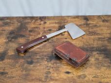 Vintage *RARE* TMD Ted M. Dowell Custom-Made Integral Hunting Axe/Hatchet w/Micarta Handle Scales!