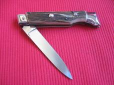Vintage Italian STAG 8" Slant Bolster Switchblade Knife