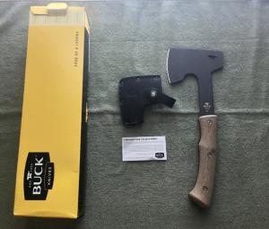 Buck Compadre Axe 106 With Leather Sheath NIB Made in USA Discontinued