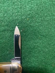 GEC NORTHFIELD 681221 WHITE OWL EDITIONSTAG OR COWHIDE JIGGED BONE