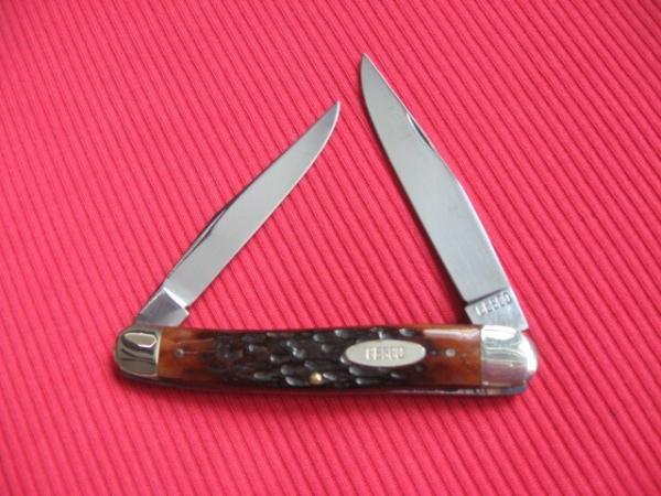 Vintage Italian Pick bone Knife GESCO Two Blade "52 ITALY" Pick Bone - New Old Stock!