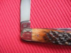 Vintage Italian Pick bone Knife GESCO Two Blade "52 ITALY" Pick Bone - New Old Stock!