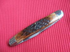 Vintage Italian Pick bone Knife GESCO Two Blade "52 ITALY" Pick Bone - New Old Stock!
