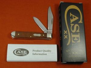 Case xx Smooth Natural Canvas Micarta Swell Center Jack Knife 23694 USA Made 2023 NIB 10225 1/2 SS