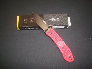 Ka-Bar Dozier Folding Hunter Lockback Knife Red (3" Black) 4062RD New in Box