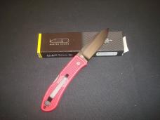 Ka-Bar Dozier Folding Hunter Lockback Knife Red (3" Black) 4062RD New in Box