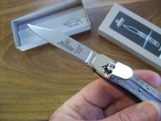 Hubertus Knife Solingen, Germany Small 08 Rare Brazilian Horn 5 3/4 " Open Lilyput NIB