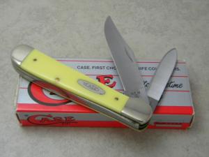 Case XX USA 1 Dot Yellow 3249 Copperhead Knife NIB
