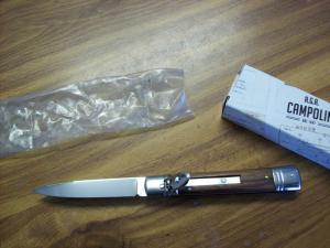 A.G.A. Campolin 8" Lever Maniago, Italy GO-55020-CW Rosewood UNUSED W/Box