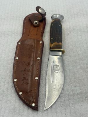 Fred Mac Overland Fixed Blade Hunting Knife Made In Solingen Germany (12)