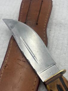 Fred Mac Overland Fixed Blade Hunting Knife Made In Solingen Germany (12)