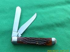 Case XX USA Red Bone Mini Trapper #6207