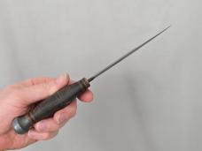 Vintage *RARE* MARBLE'S GLADSTONE MICH USA IDEAL 6" Fighting Knife w/Stacked Leather