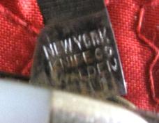 NEW YORK (Hammer Brand) 3 bl whittler w/pearl scales Pat # 3157