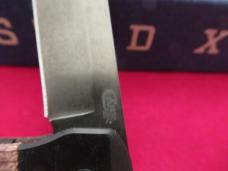 Case XX New Dark Red Burlap Micarta Revoindie  Longhouse