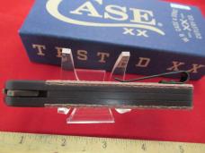 Case XX New Dark Red Burlap Micarta Revoindie  Longhouse