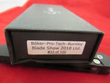 Boker Blade Show 2018 Pro-Tech-Burnley #33 of 100 