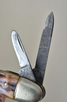 Antique Sheffield Whittler Pocket Knife – LBL England – Black Diamond Steel (c.1905–1918)