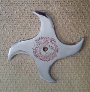 Vintage 1980's PAT. JAPAN Throwing Star 3.5" 