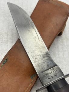 H. Boker & CO USA World War II Era USN Fighting Knife With Original Sheath(19)