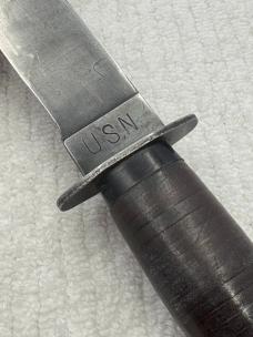 H. Boker & CO USA World War II Era USN Fighting Knife With Original Sheath(19)