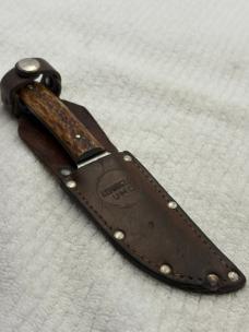 Remington UMC Vintage RH4 Fixed Blade Sheath Knife Made In USA (20)