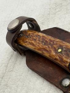 Remington UMC Vintage RH4 Fixed Blade Sheath Knife Made In USA (20)