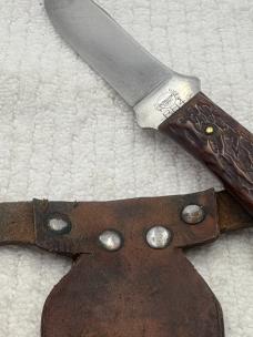 Remington UMC Vintage RH4 Fixed Blade Sheath Knife Made In USA (20)